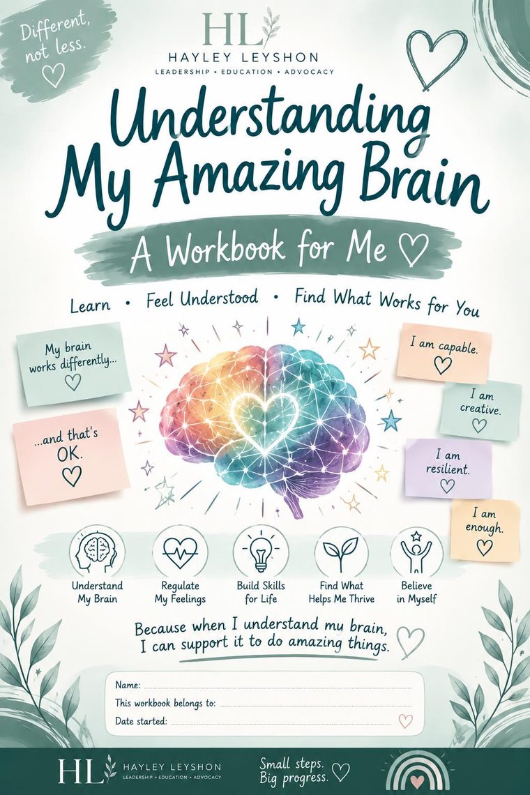 Understanding My Amazing Brain workbook cover
